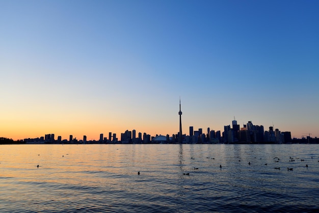 Coucher de soleil torontois