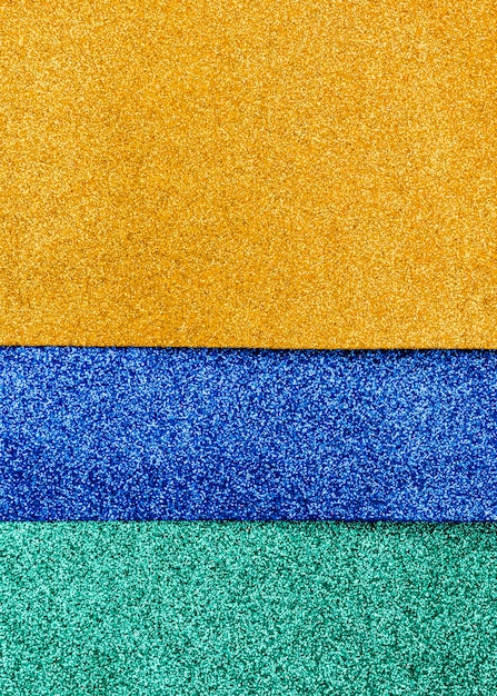 Photo gratuite couches multicolores de paillettes avec espace copie