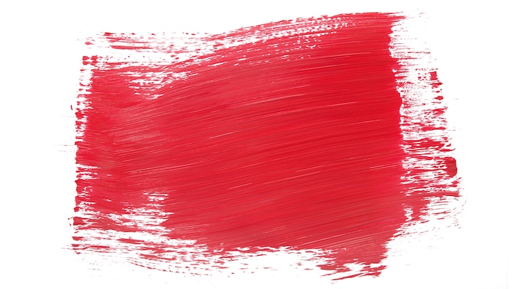Photo gratuit coup de couleur sur blanc