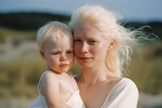 Photo gratuite coup moyen mère tenant un bébé mignon