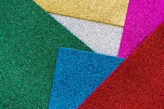 Coup plein cadre de fond multicolore de paillettes