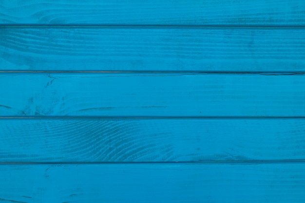 Coup plein cadre d&#39;une planche de bois bleue