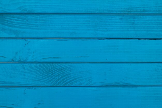 Coup plein cadre d&#39;une planche de bois bleue
