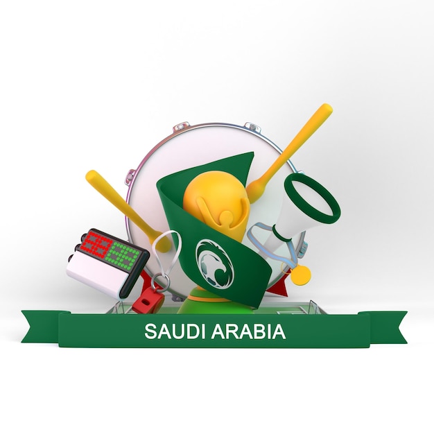 Photo gratuite coupe du monde d'arabie saoudite
