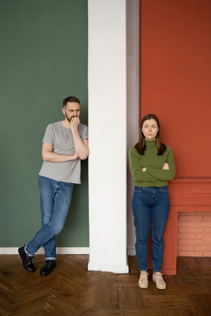 Couple ayant des problèmes de communication