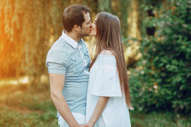 couple dans un parc