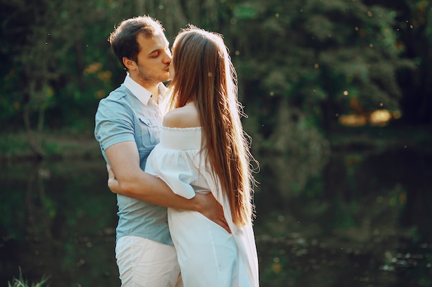 couple dans un parc