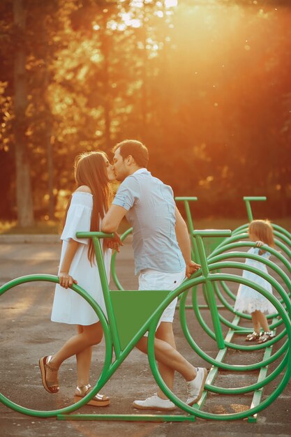 couple dans un parc