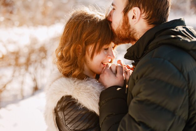 Couple ensoleillé