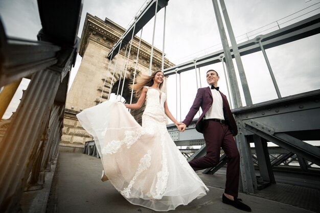 Couple de mariage à Budapest