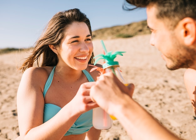 Couple à la plage