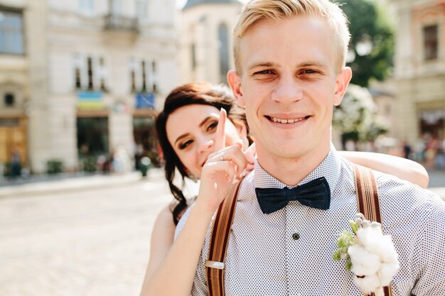 Couple souriant