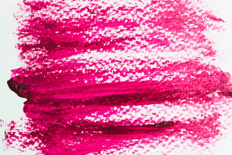 Photo gratuit coups de peinture magenta