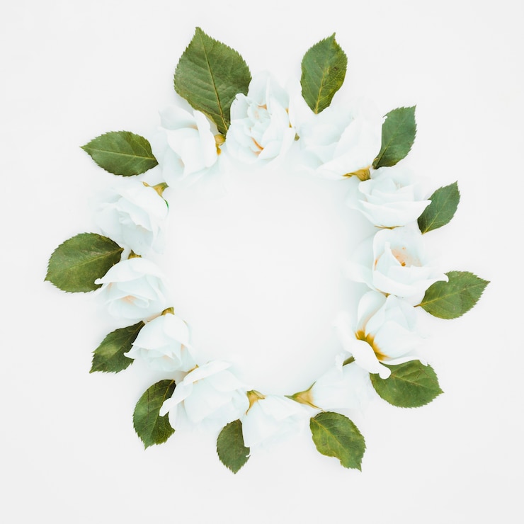 Photo gratuit une couronne de fleurs