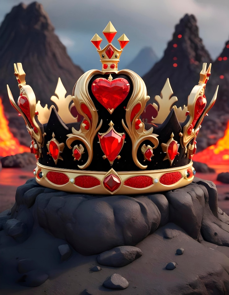 Photo gratuit une couronne royale réaliste en 3d