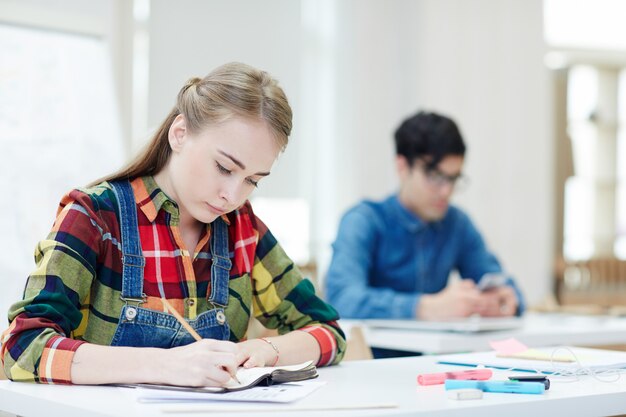 Cours au collège