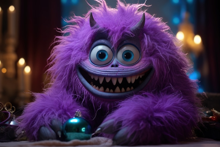 Photo gratuit une créature illustrant le grinch