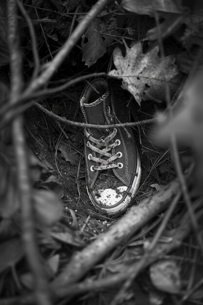 Photo gratuite une créature mystérieuse dans une forêt effrayante.