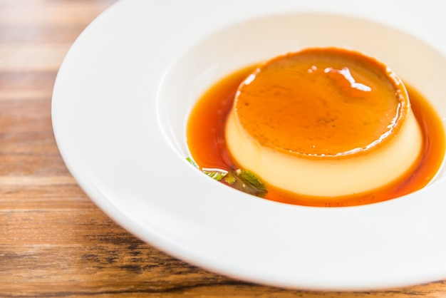 Crème caramel au lait