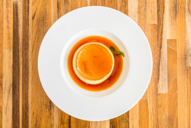 Crème caramel au lait