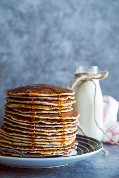 Crêpes fraîchement préparées