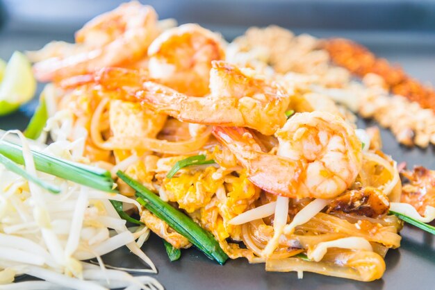 crevette asiatique repas remuer Thaïlande