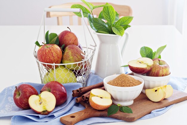 Cuisson Au Sucre De Pomme Et à La Cannelle