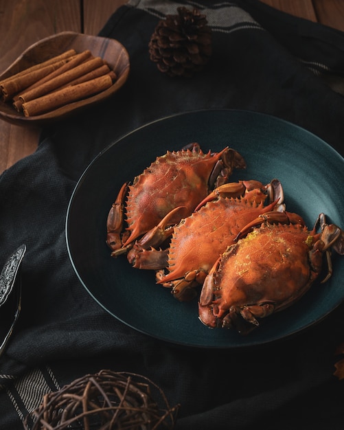 Photo gratuite cuisson des crabes