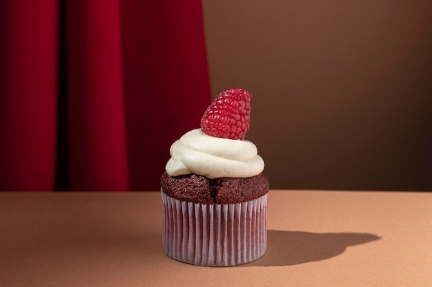 Cupcake savoureux à la framboise