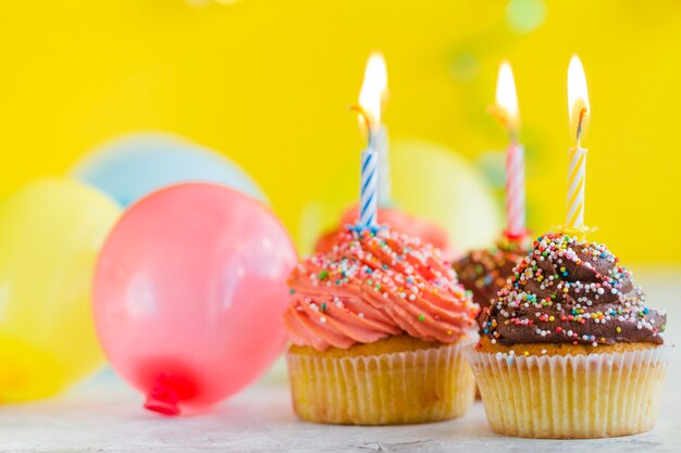 Cupcakes délicieux pour l&#39;événement