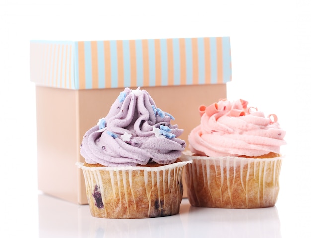 Photo gratuite cupcakes des fêtes