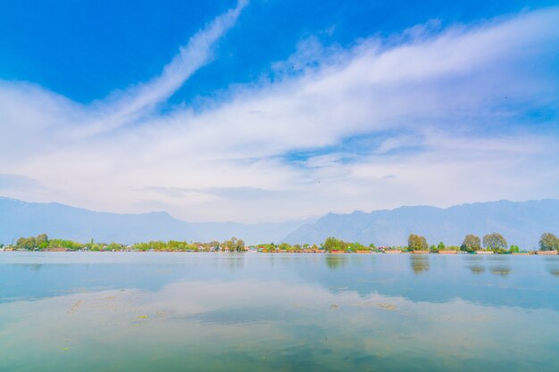 Photo gratuite dal lake, cachemire inde