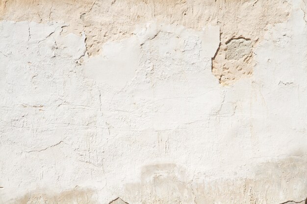 Decaying mur de plâtre
