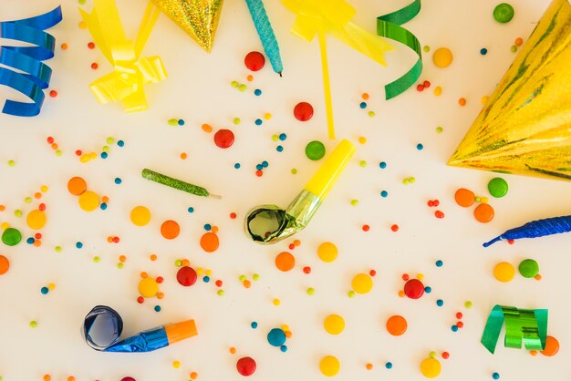 Décoration d&#39;anniversaire colorée