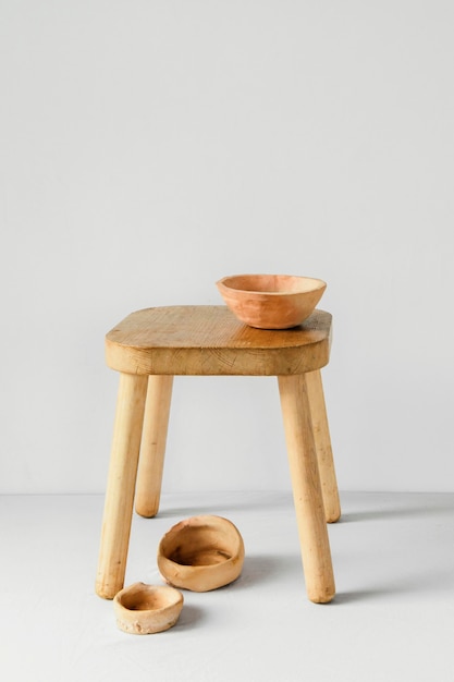 Décoration en bois minimaliste abstraite à l'intérieur