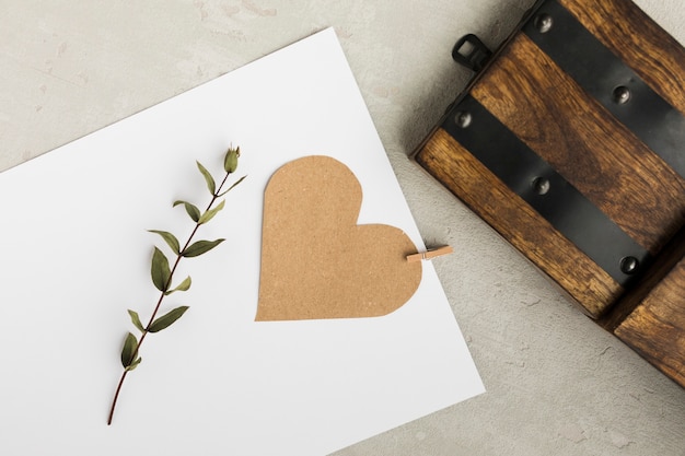 Photo gratuite décoration en bois pour mariage