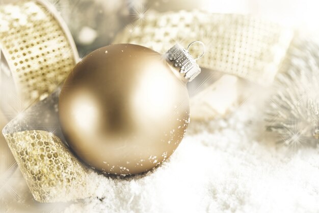 Décoration de boule de Noël CloseUp