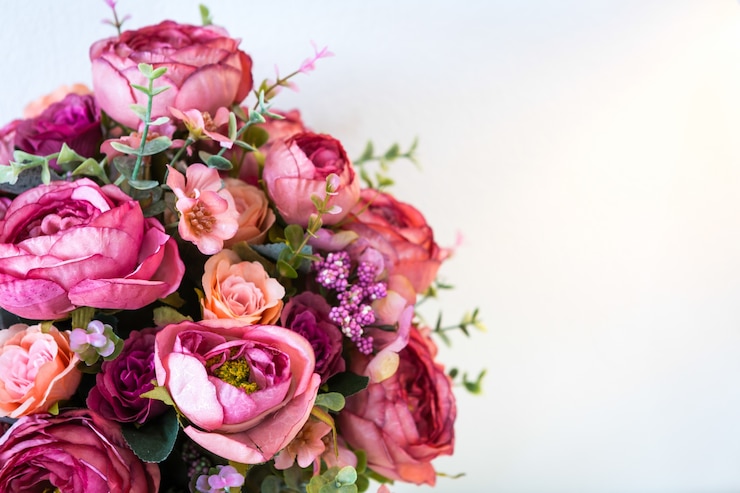 Photo gratuit décoration fleur artificielle