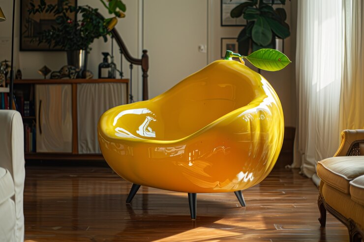 Photo gratuit décoration intérieure et meubles inspirés par les fruits et légumes