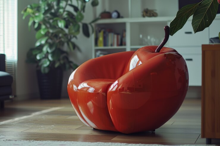 Photo gratuit décoration intérieure et meubles inspirés par les fruits et légumes