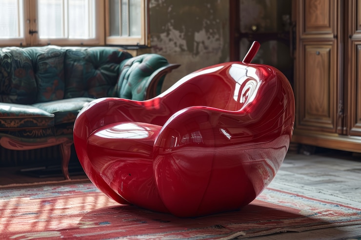Photo gratuit décoration intérieure et meubles inspirés par les fruits et légumes