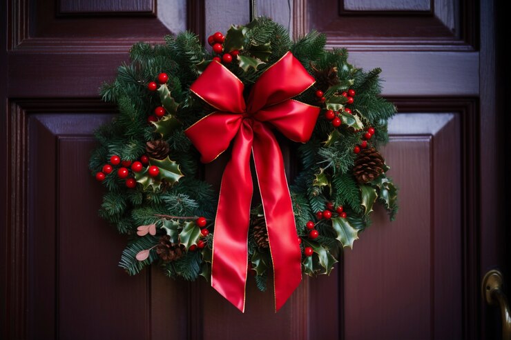 Photo gratuit décoration de la maison de noël