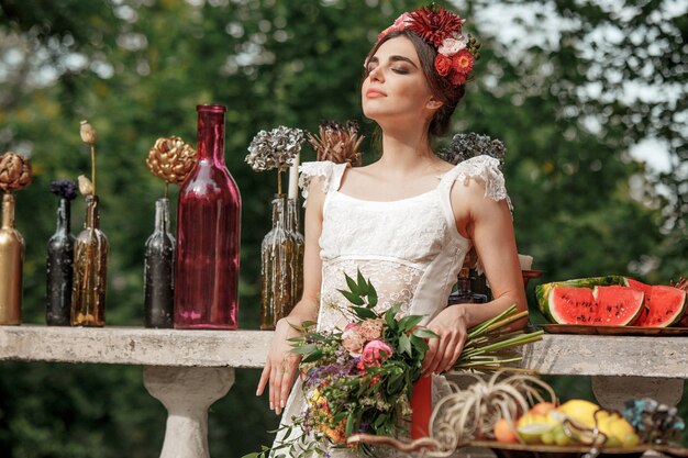 Décoration de mariage dans le style boho