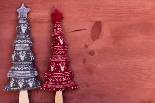 Décoration de Noël avec espace à droite