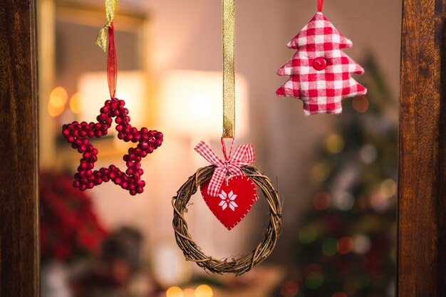 décoration de Noël avec forme de cercle