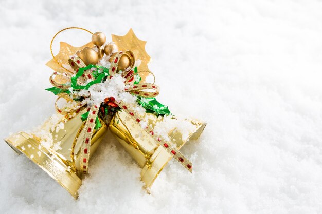 décoration de Noël avec la neige