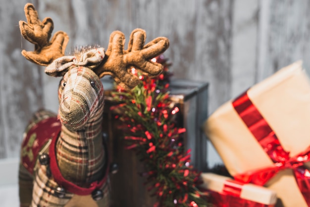 Décoration de Noël avec Rennes