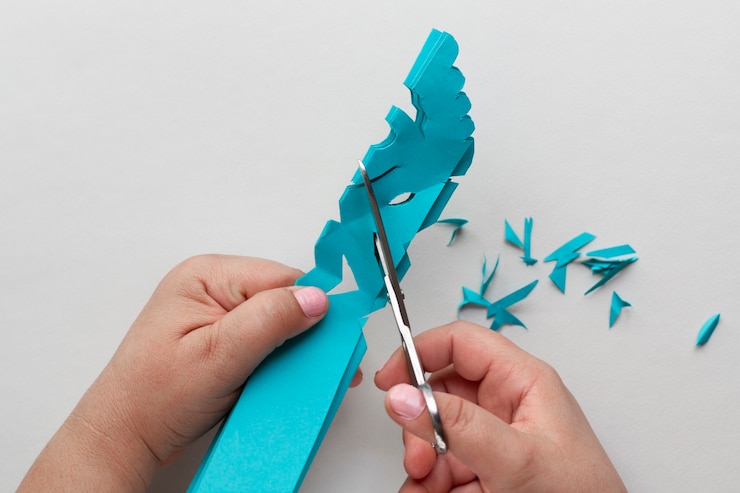 Photo gratuit décorations de fête en papel picado