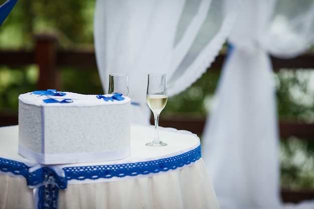 Photo gratuite les décorations pour la cérémonie de mariage