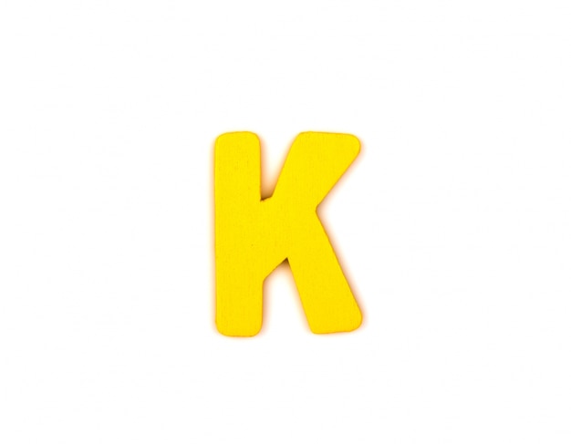 Decorative letter k